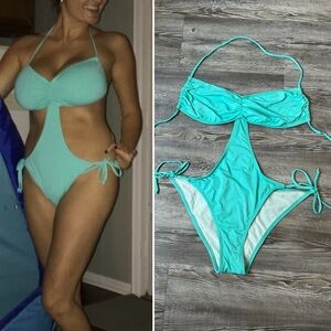 Aqua Halter Monokini